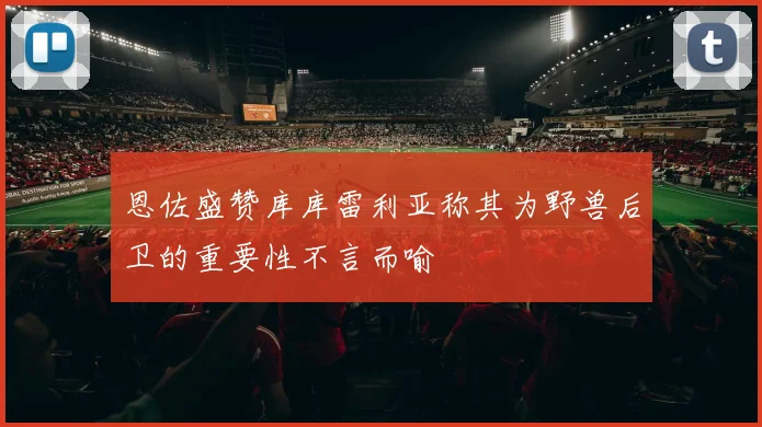 恩佐盛赞库库雷利亚称其为野兽后卫的重要性不言而喻